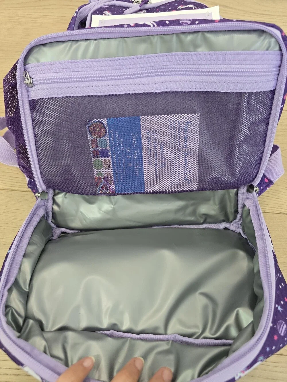 New Kids Unicorn Backpack with Built-In Lunch Bag